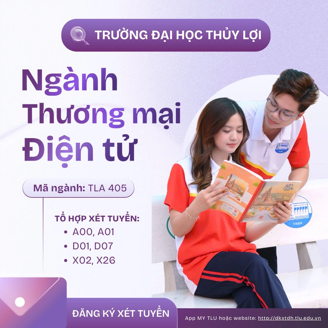 Ngành Thương mại điện tử Trường Đại học Thủy Lợi: Lựa chọn hàng đầu cho thế hệ kinh doanh số